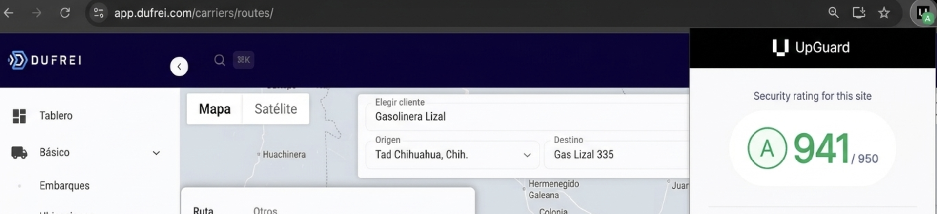 Calificación de ciberseguridad DUFREI