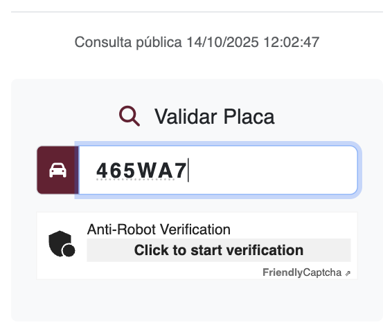 Código QR CNE Validación de Placas 1