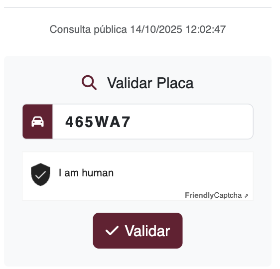Código QR CNE Validación de Placas 2